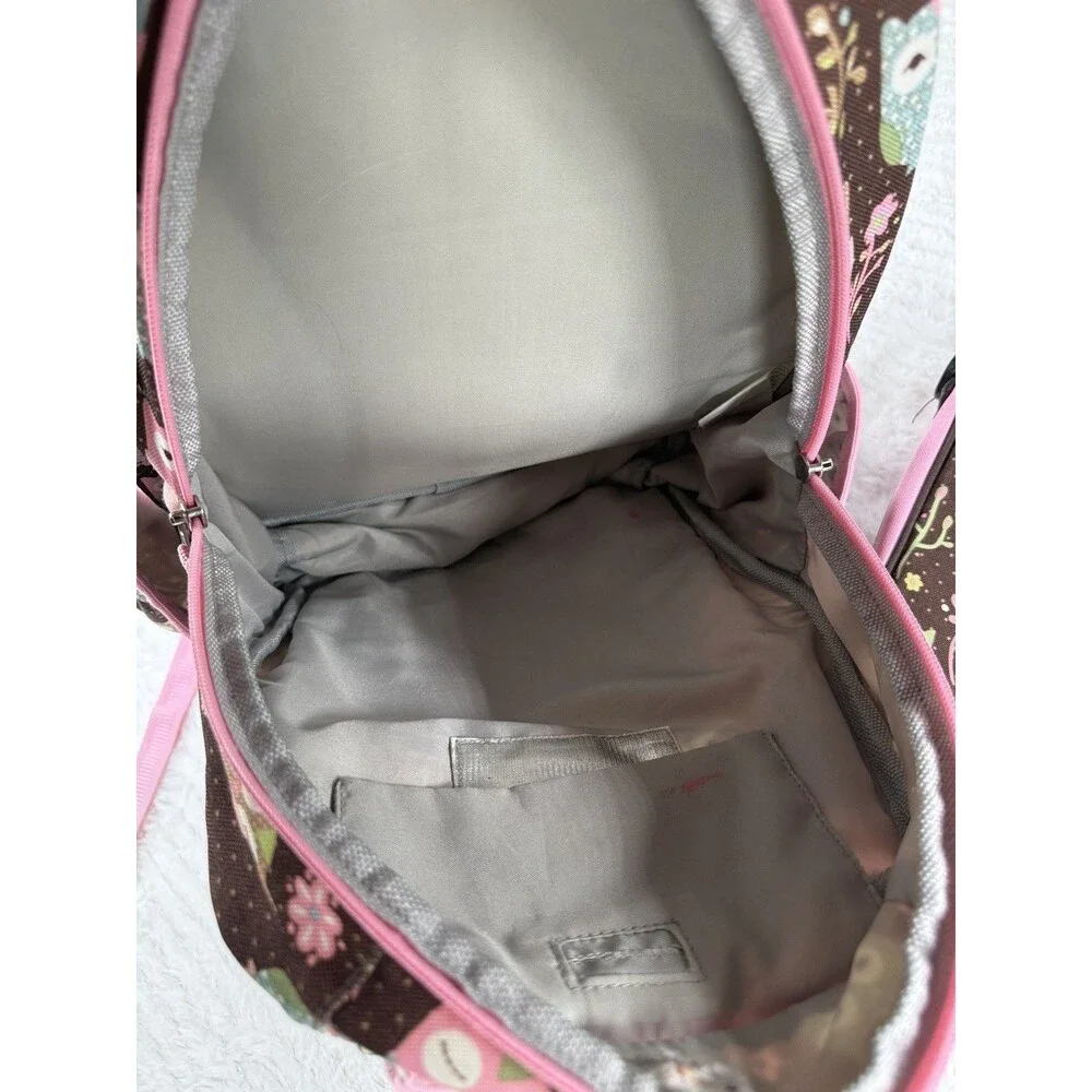 Pottery Barn Kids Mackenzie Chocolate Owl Backpack and PlanetBox Lunch Box Set